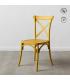SILLA AMARILLO POLIPROPILENO 48,50 X 43 X 91 CM