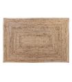 ALFOMBRA NATURAL YUTE DECORACIÓN 230 X 160 X 1 CM