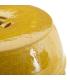 TABURETE AMARILLO CERÁMICA DECORACIÓN 35 X 35 X 48 CM