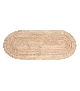 ALFOMBRA NATURAL YUTE DECORACIÓN 170 X 70 CM