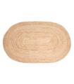 ALFOMBRA NATURAL YUTE DECORACIÓN 180 X 120 CM
