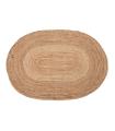 ALFOMBRA NATURAL YUTE DECORACIÓN 230 X 160 CM