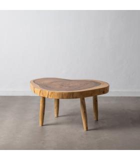 MESA CENTRO NATURAL MADERA DE SUAR 70 X 70 X 45 CM