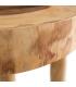 MESA CENTRO NATURAL MADERA DE SUAR 70 X 70 X 45 CM