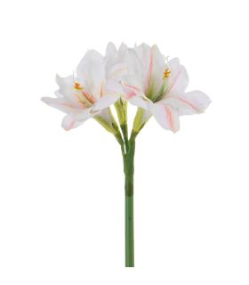 FLOR AMARILIS BLANCO ARTIFICIAL 23 X 20 X 73 CM
