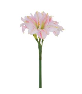 FLOR AMARILIS ROSA ARTIFICIAL 23 X 20 X 73 CM