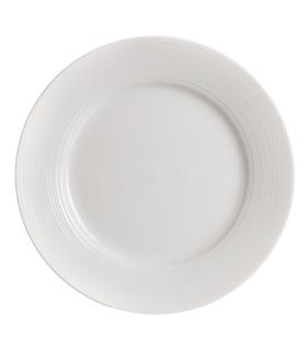 PLATO LLANO BLANCO PORCELANA COCINA 26 X 26 CM