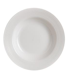 PLATO HONDO BLANCO PORCELANA COCINA 22,50 X 22,50 X 4 CM