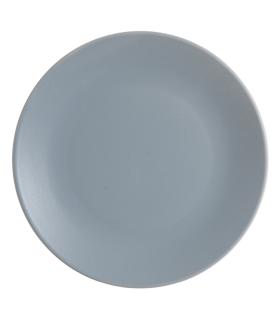 PLATO LLANO AZUL STONEWARE COCINA 26 X 26 X 3 CM