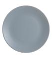 PLATO LLANO AZUL STONEWARE COCINA 26 X 26 X 3 CM