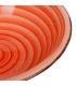 PLATO HONDO NARANJA STONEWARE COCINA 21 X 21 CM
