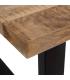 MESA COMEDOR NATURAL-NEGRO 240 X 100 X 76 CM