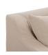 SOFÁ CHAISE LONGUE BEIGE TEJIDO SALÓN 249 X 160 X 73 CM
