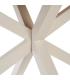 MESA COMEDOR NATURAL-BLANCO DM-METAL 160 X 90 X 76 CM