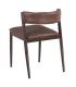 SILLA MARRÓN PU/METAL SALÓN 51 X 55 X 72 CM