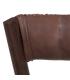 SILLA MARRÓN PU/METAL SALÓN 51 X 55 X 72 CM