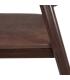 SILLA MARRÓN PU/METAL SALÓN 51 X 55 X 72 CM