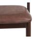 SILLA MARRÓN PU/METAL SALÓN 51 X 55 X 72 CM