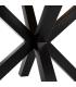 MESA COMEDOR NATURAL-NEGRO 160 X 90 X 76 CM