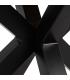 MESA COMEDOR NATURAL-NEGRO 160 X 90 X 76 CM