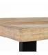 MESA COMEDOR NATURAL-NEGRO 160 X 90 X 76 CM