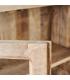VITRINA BLANCO ROZADO MADERA DE MANGO 120 X 35,50 X 122,50 C