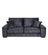 SOFÁ 3 PLAZAS GRIS OSCURO TEJIDO SALÓN 230 X 93 X 97 CM