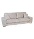 SOFÁ 4 PLAZAS BEIGE TEJIDO SALÓN 266 X 93 X 97 CM