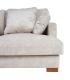SOFÁ 2 PLAZAS BEIGE TEJIDO SALÓN 190 X 120 X 91 CM