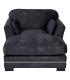 SOFÁ CHAISE LONGUE GRIS OSCURO TEJIDO 114 X 155 X 92 CM