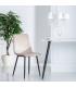 SILLA BEIGE TERCIOPELO SALÓN 45 X 51 X 88,50 CM