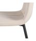 SILLA BEIGE TERCIOPELO SALÓN 45 X 51 X 88,50 CM