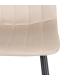 SILLA BEIGE TERCIOPELO SALÓN 45 X 51 X 88,50 CM