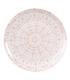 PLATO LLANO ROSA-BLANCO PORCELANA 27 X 27 X 2,50 CM