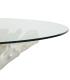 MESA COMEDOR BLANCO ROZADO 140 X 140 X 75 CM