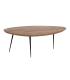 S/2 MESA CENTRO NATURAL MADERA-METAL 110 X 63 X 40 CM