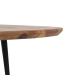 S/2 MESA CENTRO NATURAL MADERA-METAL 110 X 63 X 40 CM