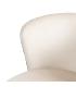 SILLA PAVO REAL BEIGE TEJIDO-METAL SALÓN 58 X 52 X 77 CM