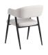 SILLA CREMA TEJIDO-METAL SALÓN 56 X 60 X 81 CM