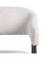 SILLA CREMA TEJIDO-METAL SALÓN 56 X 60 X 81 CM