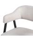 SILLA CREMA TEJIDO-METAL SALÓN 56 X 60 X 81 CM