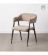 SILLA TAUPE TEJIDO-METAL SALÓN 56 X 60 X 81 CM