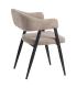 SILLA TAUPE TEJIDO-METAL SALÓN 56 X 60 X 81 CM
