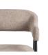 SILLA TAUPE TEJIDO-METAL SALÓN 56 X 60 X 81 CM
