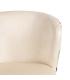 SILLA ABSTRACTO VERDE-BEIGE TEJIDO-METAL 58 X 52 X 77 CM