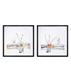 CUADRO PINTURA JARRONES 2/M LIENZO 100 X 100 CM