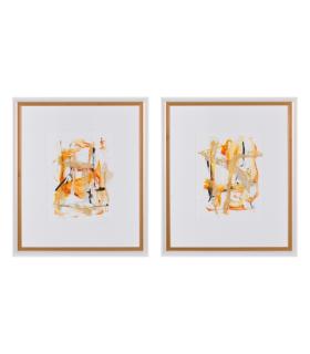 CUADRO PINTURA ABSTRACTO 2/M MADERA 50 X 60 CM