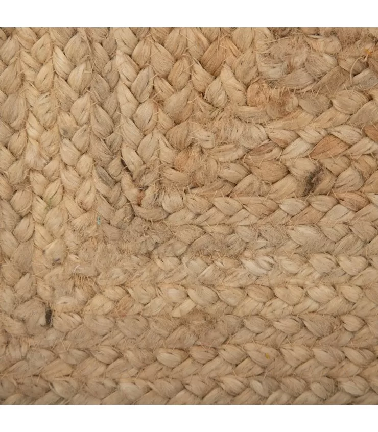 Decoração de juta de tapete natural 290 x 200 x 1 cm