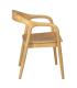SILLA NATURAL MADERA DE OLMO SALÓN 55 X 60 X 77 CM