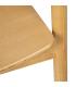SILLA NATURAL MADERA DE OLMO SALÓN 55 X 60 X 77 CM